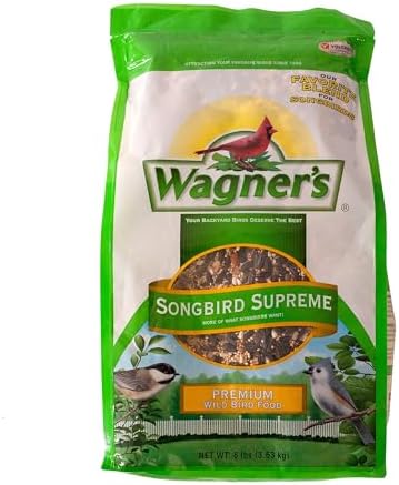Wagner's 62042 Songbird Supreme Blend Wild Bird Food, 8-Pound Bag