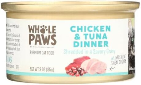 Whole Paws Chicken and Tuna Recipe Cat Food, 3 oz