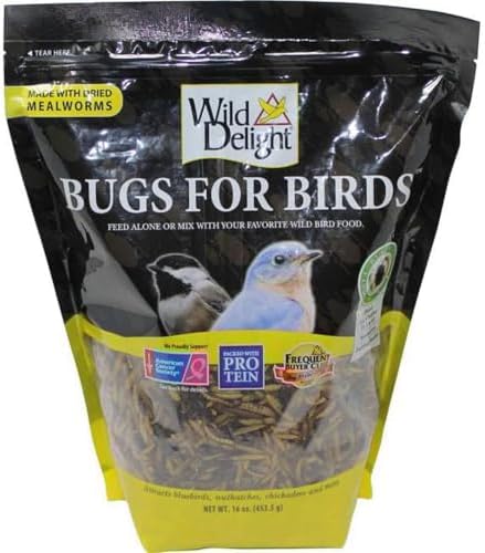 Wild Delight Bugs for Birds - 16oz Bag Bird Food
