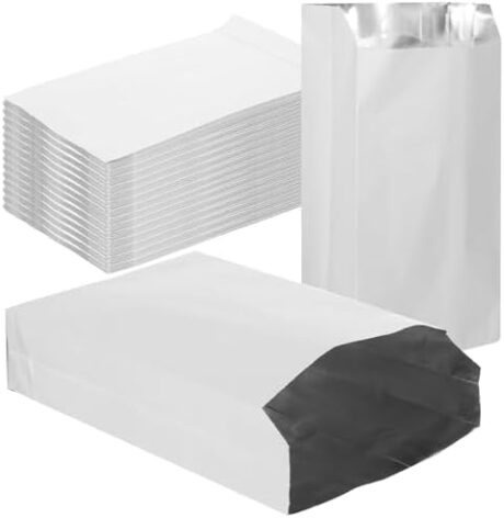 150 Pack Foil Sandwich Wrap, 4 LB Insulated Hot Dog Bag, Grease Resistance Paper Foil Hamburgers Bags for Breakfast Lunch, Fast Food, Food Truck, Serving, BBQ