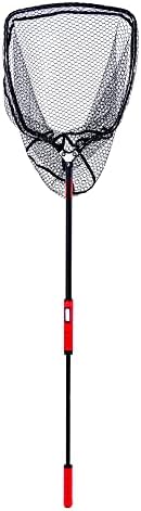 BUBBA Extendable Net with Corrosion Resistant Construction, Non-Slip Grip Handle and Carbon Fiber Shafts for Fishing, Angling, Boating and Outdoors