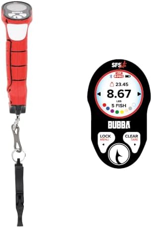 Bubba Smart Fish Scale LITE, Tournament Fishing Tool with Bluetooth App Compatability, LED Screen, 60lb Limit