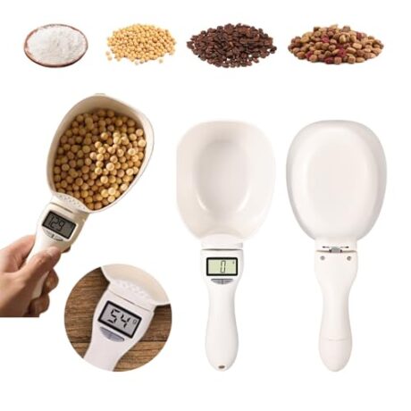 Digital Measuring Spoon, WeighingSpoon Scale 800g-0.1g HighPrecision Digital Food Spoon forBaking Cooking Coffee, LCDElectronic Measuring Spoon forKitchen Gadgets and Daily Meals, Dog Cat Food