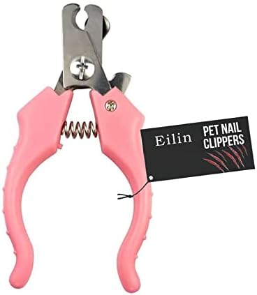 Eilin Pet Cut Nail Clippers for Small Medium Animals Cat Dog Claw Trimmer Home Grooming - Stainless Steel Kit Tool for Tiny Bunny Rabbit Bird Puppy Kitten Ferret