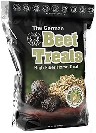German Horse 6 lb Pony Training Bite Size Beet Pulp High Fiber Content Treats Nuggets Muffins Snacks