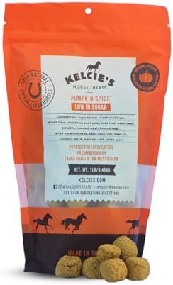 Horses Treats - Low Sugar, Starch, and Carbohydrates | Healthy Treats for Horse Supports Superior Digestion 1 Pound (Pack of 1)