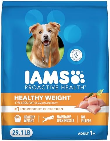IAMS Proactive Health Healthy Weight Control Adult Dry Dog Food with Real Chicken, 29.1 lb. Bag