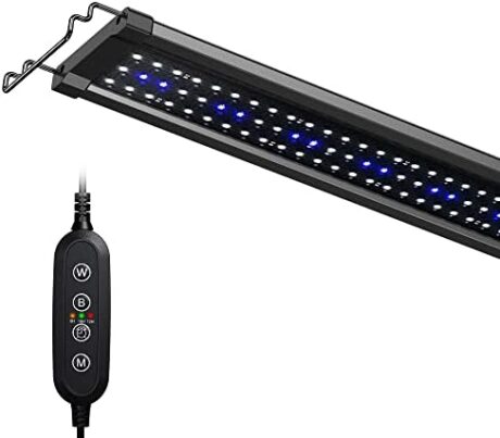 NICREW ClassicLED Gen 2 Aquarium Light, 25 Watts, Dimmable LED Fish Tank Light with 2-Channel Control, White and Blue LEDs, Size 30 to 36 Inch