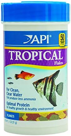 API TROPICAL FLAKES Fish Food 1.1-Ounce Container