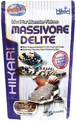 Hikari Tropical Massivore Delite Fish Food, 13.4 oz (380g)