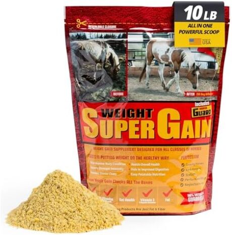 Super Weight Gain 10 lb, Equine Vitamin Mineral, Probiotic & Weight Gain Supplement