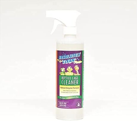 Absolutely Clean Amazing Reptile & Amphibian Terrarium Cleaner and Odor Eliminator - Just Spray/Wipe - Safely & Easily Removes Reptile & Amphibian Messes - USA Made