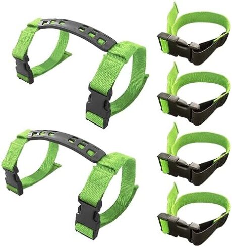 Dog Playpen Easy-Carry Straps,2PACK(Greener) Fit 6-Panel 8-Panel 12-Panel 16-Panel of All Heights Dog Playpen,Suitable for Most Hand-Carried Or Moving Items Up