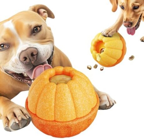 Frozen Dog Treat Toy for Aggressive Chewers, Treat Dispensing Enrichment Toy for Large Dogs – Freezable Interactive Chew Toy to Keep Dogs Busy – Durable Dog Puzzle Feeder for Boredom Relief