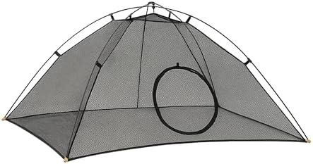 Outback Jack Cat Tent Large for Outdoor or Indoor Enclosures - Portable Playhouse Play Tents for Outside or Inside Cats & Small Animals, Kitten House Happy Habitat