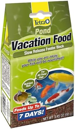 TetraPond Vacation Food Slow Release Feeder Block, 3.45 Ounce - 16477