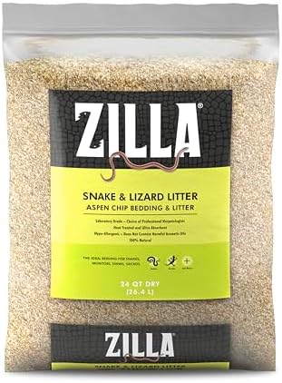 Zilla Reptile Terrarium Bedding Substrate Snake and Lizard Litter, 24 Quart