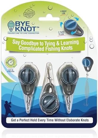 Fishing Knot Tying Tool | Fishing Line to Lure Connector | Protect from Fish Hooks | Tie Fishing Knots Easily | Cool Gadgets for Fishermen | Fishing Lure Accessory for Beginner Anglers