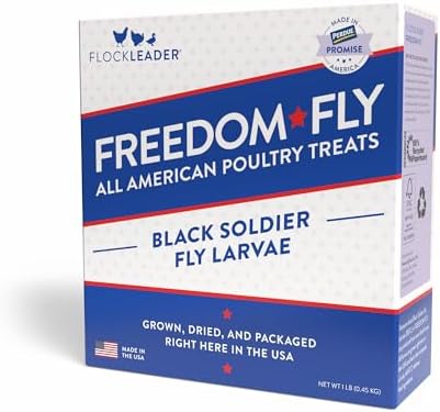 Freedom Fly, All American Dried Black Soldier Fly Larvae Poultry Treats, 1 lb