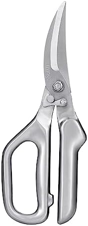 LIVINGO Kitchen Scissors - Heavy Duty Poultry Shears Sharp Cutting Food Chicken Bone Meat Vegetable for Cooking, Multipurpose Stainless Steel Utility Scissors, Safety Lock