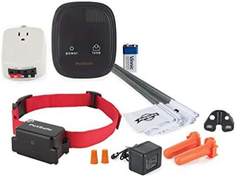PetSafe Stubborn Dog In-Ground Fence System - High-Intensity Static Correction - Tone & Vibration Modes - Waterproof Adjustable Collar - Expandable Design - Wire Sold Separately