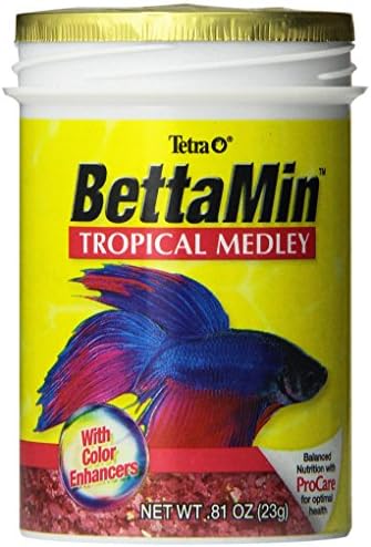Tetra 16838 BettaMin Flakes, 0.81-Ounce,Blacks & Grays