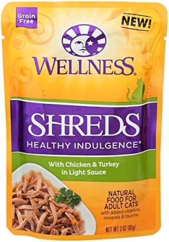 Wellness, Cat Food Pouch Healthy Indulgence Chicken Turkey, 3 Ounce