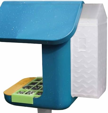 XXL Thickened Bird Extended Seed Hopper for Bird Buddy Feeder, Bird Feeder Extension Bird Food Hopper Accessory