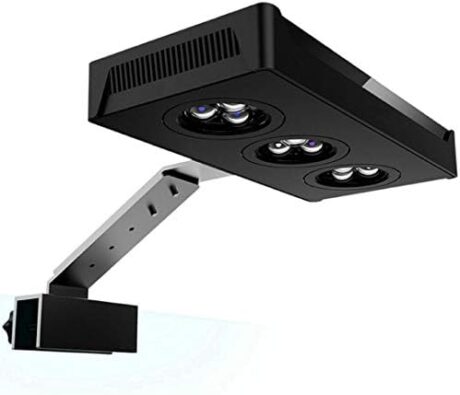 Aquarium Light –3rd Generation A029 Aquarium LED Light 30 Watts Saltwater Light with Touch Control, 5W LED Chips for Coral Reef Nano Fish Tank Marine Tanks with Timer & Screen