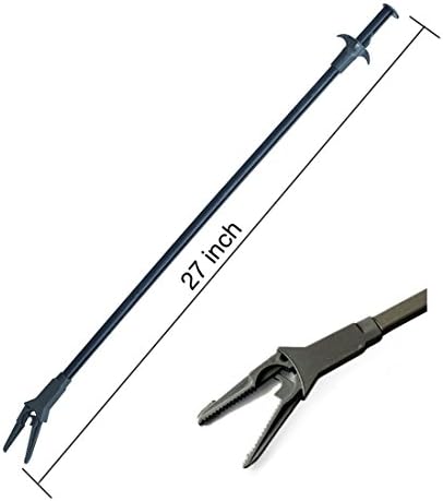 Aquarium Tongs 27 inch (70 cm), 100% Reef Safe, Multi Purpose for Fresh and Saltwater Fish Tanks, Clip Plants, Spot Feed Fish and Coral, Keep Hands Dry