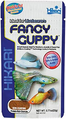 Hikari Tropical Fancy Guppy Fish Food, 0.77 oz (22g)