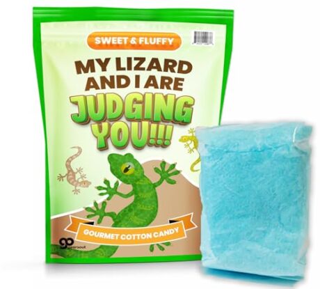 My Lizard Judges You Cotton Candy - Whimsical Flavors for Sweet Delight - Ideal Treat for Reptile Enthusiasts - Irresistible Snack for All Ages!