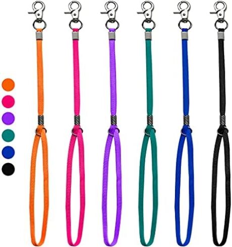 Pet Dog Grooming Loop, Nylon Restraint Noose Adjustable Fixed Dog Cat Safety Tether Straps Dog Grooming Supplies for Pet Grooming Table Bathtub - 6 Pack / 6 Color