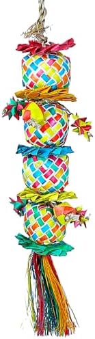 Planet Pleasures Flower Tower Bird Toy, Medium