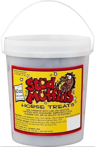 Tack Shack of Ocala Stud Muffins, Horse Treats, Stud Muffins for Horses, Treats for Horses, Horse Cookies, Cookies for Horses, Treats, Pet Supplies, Pet Treat