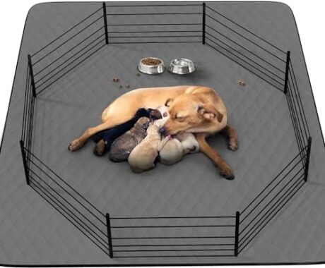 Washable Reusable Dog Pee Pads, 34"x52" Absorbent & Waterproof Puppy Training Pad for Crate, Playpen & Carpet, Large Potty Pads for Dogs, Cats & Small Pets