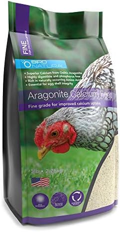 Aragonite Chicken Calcium Feed FINE for Strong eggshells and Gizzard Health