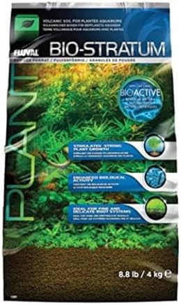 Fluval 12697 Natural Mineral-Rich Volcanic Soil Bio Stratum for Planted Tanks, 8.8 lbs. - Aquarium Substrate for Healthy Plant Development, Growth, and Color