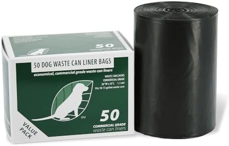 Old Listing - New Prime Listing Available - Commercial Grade Dog Waste Station Can Liners -1 Roll of 50 bags