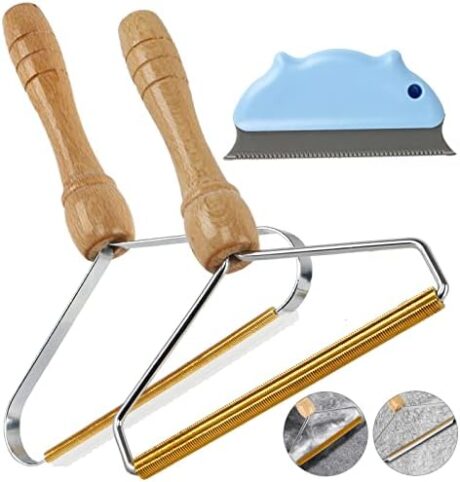 Portable Fabric Shaver 3 Pack Pet Cat Dog Hair Cleaner Brushes Pet Fur Remover for Furniture, Clothing, Carpet, Couch