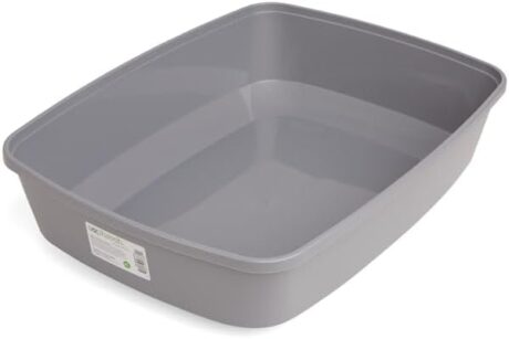 So Phresh by Petco Open Cat Litter Box Grey X-Large 22.4" L X 16.9" W X 4.3" H