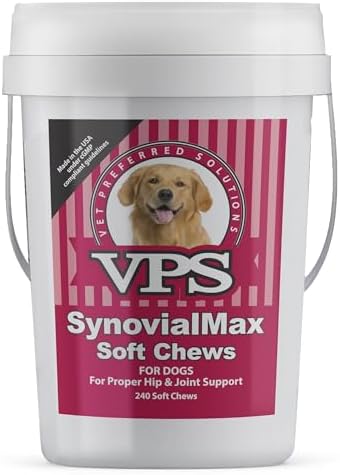 VPS SynovialMax Hip & Joint Soft Chews for Dogs, 240 count