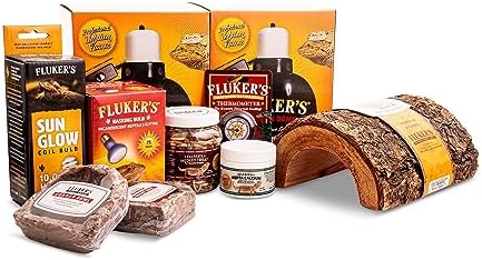 Fluker's Bearded Dragon Deluxe Starter Kit - Includes The Essentials Needed for a Bearded Dragon Habitat.