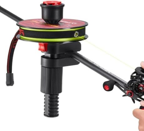 Piscifun Speed E Fishing Line Spooler, Fishing Reel Spooler Fits Rods, Line Winder for Spinning, Baitcaster and Spincast Reel