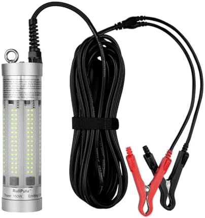 150W 20900lm Underwater Fishing Light,Lighting Fish Bait Attractant (Green)